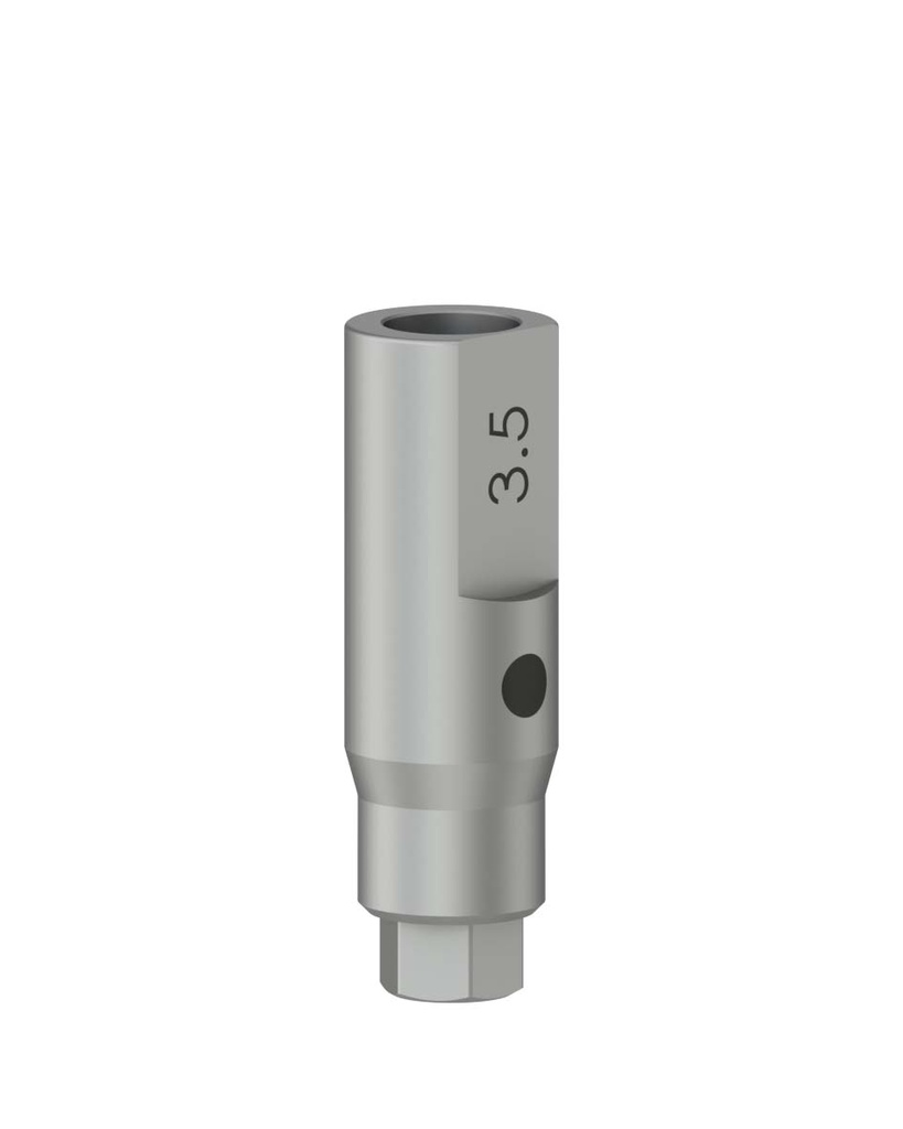 Scan Body for Ti-Base Stainless Steel Ø 3,5 mm [ZB-TSV]