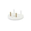 Arundo, plaat voor uitdrukschroef, klein