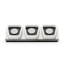 Ingipsmal met splitex, voor gipssokkels, 3-delig