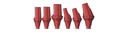 Planning Abutment Set in 6 parts [AS-TX]