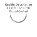 Cytopl. PTFE Suture, USP 4-0, 13mm 1/2 Cir. Taper Point 70cm