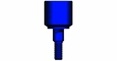 OT-F1 4.90 mm - Healing abutment, GH 6.00 mm, cylindrical