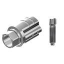 ZZ BASE S&M-PR-PCTBH 3.8/4.25/5.0 (Paral. Ti-Base Hex & Scr)