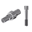 ZZ BASE C-J 4.3 L20 (Parallel Cem. Ti-Base Hex & Screw)