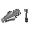 ZZ BASE NB-NA NP L30 (Parallel Cem. Ti-Base Hex & Screw)