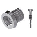 ZZ BASE BH-EXT-PCTB 5.0 (Parallel Cem. Ti-Base Hex & Screw)