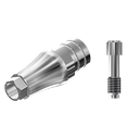 ZZ BASE ME-AR 3.5-8.0 L40 (Parallel Cem. TiBase Hex & Screw)