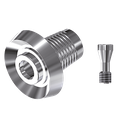 ZZ BASE ST-SO-CCTB WN6.8 L15 (Conical Ti-Base Non-Hex & Scr)