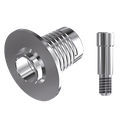 ZZ BASE B-C-CCTB 6.0 (Conical Ti-Base Non-Hex & Thick Screw)