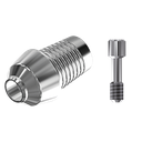 ZZ BASE MS-S-CCTB-L20 Narrow (Con Ti-Base Non-Hex & Screw)