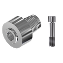 ZZ BASE C-J-CCTB 6.0 L30 (Conical Ti-Base Non-Hex & Screw)