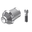 ZZ BASE BE-SE-S/RI-CCTB-L10 4.5 (Con Ti-Base Non-Hex & Scr)