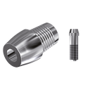 ZZ BASE AS-EV-CCTB 4.8 L30 (Conical Ti-Base & Screw)