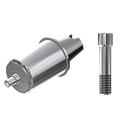 ZZ BASE C-J-ABCH-D14 6.0 Raw-Abutment D14 (Hex & Screw)