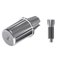 ZZ BASE OS-US-ABCH Raw-Abutment Ø 4.1 D14 ID (Hex & Scr)