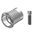 ZZ BASE S&M-O-NTB 3.3 (Narrow Ti-Base Non-Hex & Screw)