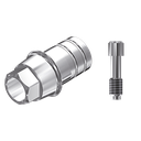 ZZ BASE ME-AR 3.5-8.0 (Narrow Cem. Ti-Base Hex & Screw)
