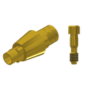 ZZ BASE NB-R-PCTBH-L40-G 3.5 (Paral Ti-Base Hex & Scr Gold)