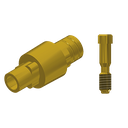 ZZ BASE NB-R-PCTBH-L40-G 5.0 (Paral Ti-Base Hex & Scr Gold)