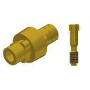 ZZ BASE NB-R-PCTBH-L30-G 6.0 (Paral Ti-Base Hex & Scr Gold)