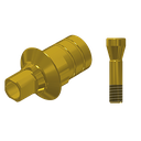 ZZ BASE ST-BL-PCTBH-G SC Gold (Par. TiBase Hex & Screw)