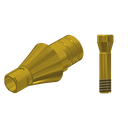 ZZ ST-BL-PCTBH-L30-G NC 3.3 (Paral Ti-Base Hex & Scr Gold)