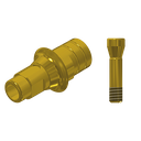 ZZ BASE ST-BL-PCTBH-G RC 4.1 Gold (Par. TiBase Hex & Screw)