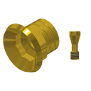 ZZ ST-SO-PCTBH-G WN 6.5 (Hex Ti-Base SynOcta Adapter Gold)