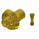 ZZ ST-SO-PCTBH-L15-G WN 6.5 (Paral Ti-Base Hex & Scr Gold)