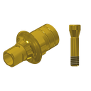 ZZ BASE DO-B-PCTBH-G NC (Paral Ti-Base Hex & Scr Gold)