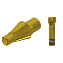 ZZ BASE DO-B-PCTBH-L40-G NC (Paral Ti-Base Hex & Scr Gold)