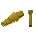 ZZ BASE DO-B-PCTBH-L40-G RC (Paral Ti-Base Hex & Scr Gold)