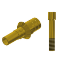 ZZ BASE C-J-PCTBH-G 3.3 (Paral Ti-Base Hex & Scr Gold)