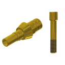 ZZ BASE C-J-PCTBH-L20-G 3.3 (Paral Ti-Base Hex & Scr Gold)