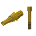 ZZ BASE C-J-PCTBH-L30-G 3.3 (Paral Ti-Base Hex & Scr Gold)