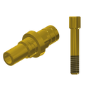ZZ BASE C-J-PCTBH-L10-G 4.3 (Paral Ti-Base Hex & Scr Gold)