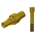 ZZ BASE C-J-PCTBH-L20-G 4.3 (Paral Ti-Base Hex & Scr Gold)