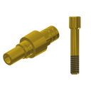 ZZ BASE C-J-PCTBH-L30-G 4.3 (Paral Ti-Base Hex & Scr Gold)
