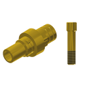ZZ BASE C-J-PCTBH-L20-G 5.0 (Paral Ti-Base Hex & Scr Gold)