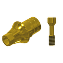 ZZ BASE NB-NA NP L20 Gold (Parallel Cem. Ti-Base Hex & Scr.)