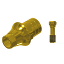 ZZ BASE NB-NA RP L20 Gold (Parallel Cem. Ti-Base Hex & Scr.)