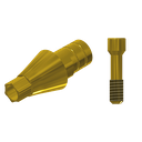 ZZ BASE NB-NA CC 3.0 L30 Gold (Paral. Cem. TiBase Hex & Scr)