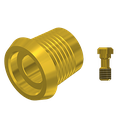 ZZ BASE NB-B-CCTB-G 5.1 Gold (Parallel TiBase NonHex & Scrw)
