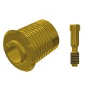 ZZ BASE NB-R-CCTB-G 4.3 (Con. Ti-Base Non-Hex & Scr Gold)