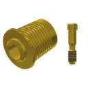 ZZ BASE NB-R-CCTB-G 5.0 (Con. Ti-Base Non-Hex & Scr Gold)