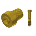 ZZ BASE NB-R-CCTB-L20-G 5.0 (Con Ti-Base Non-Hex & Scr Gold)