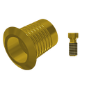 ZZ ST-SO-CCTB-G NN 3.5 (Con. Ti-Base Non-Hex & Scr Gold)