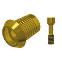 ZZ BASE ME-EX-CCTB-L10-G 3.5 (Con TiBase Non-Hex & Scr Gold)