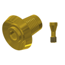 ZZ BASE DO-T-CCTB-L15-G WP (Con. Ti-Base Non-Hex & Scr Gold)