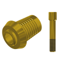 ZZ BASE C-J-CCTB-L10-G 3.8 (Con. Ti-Base Non-Hex & Scr Gold)